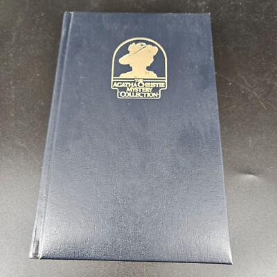 Agatha Christie Death In The Air Hardcover Leather Mystery Collection 1986 USA-image