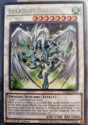 Yugioh Stardust Dragon Rare 1st Edition TOCH NM-image