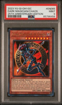 PSA 9 Dark Magician of Chaos Invasion of Chaos Ultra Rare IOC-EN065 - Yugioh-image
