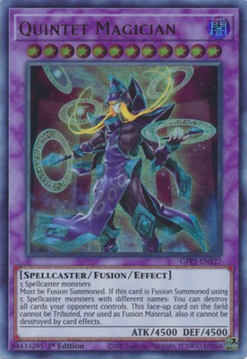 Yugioh! LP Quintet Magician - GFP2-EN127 - Ultra Rare - 1st Edition Lightly Play-image