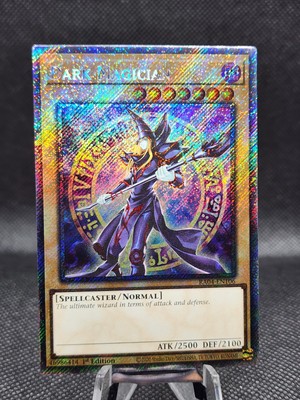 Yugioh! Dark Magician (8th Art) - RA04-EN106 - Platinum Secret Rare -image