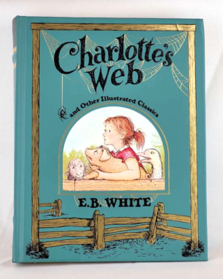 CHARLOTTE'S WEB & Stories E. B. White Deluxe Bonded Leather *Like New*-image