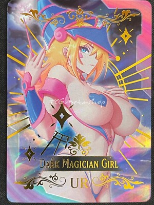 🔥 Dark Magician Girl Yu Gi Oh Goddess Story Anime Waifu Card ACG A 1452 🔥-image