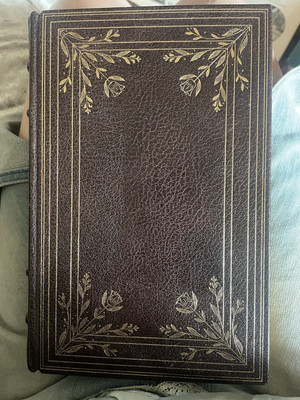 Canterbury Tales by Chaucer Franklin Library Ltd. Ed. 1974 Leather Beautiful-image