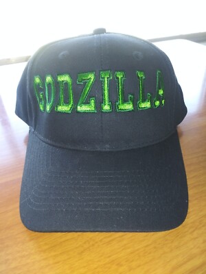 Godzilla Embroidered Hat/Cap - Black - Great Gift for Father's Day-image