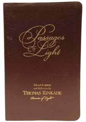 PASSAGES OF LIGHT by Thomas Kinkade (1998, Bonded Leather) * FREE SHIPPING *-image