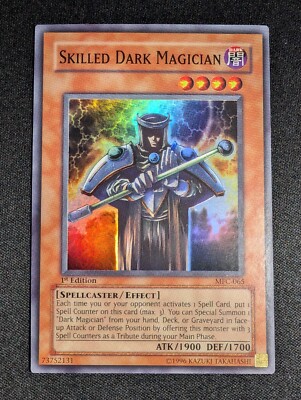 Yugioh - Skilled Dark Magician MFC-065 1st Edition Super Rare NM-image