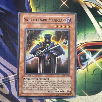 Yugioh! Skilled Dark Magician MFC-065 Super Rare 1st Edition NM-image