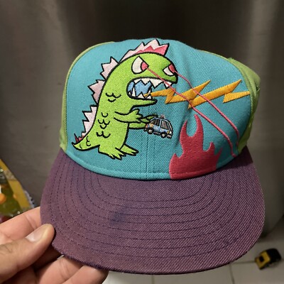 TKDK Kathy Tokidoki Godzilla Simone Legno New Era Fitted Cap RARE-image