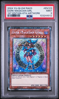 2024 YU-GI-OH! RA03-QUARTER CENTURY BONANZA #EN123 DARK MAGICIAN GIRL PSA 9-image