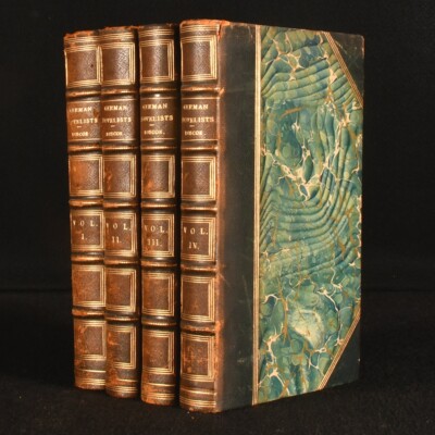 1826 4 Vols The German Novelists Thomas Roscoe First Edition Translated-image