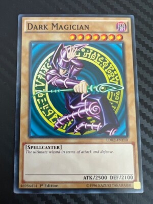 Yugioh Dark Magician LDK2-ENY10 Common 1st Edition NM-image