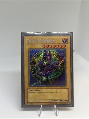 Yugioh! TCG - Dark Magician - BPT-007 - Secret Rare - HP Corner Damage-image