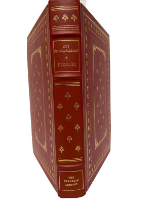 Maupassant Stories Anthology 1980 Great Books Leather Bound Franklin Mint-image