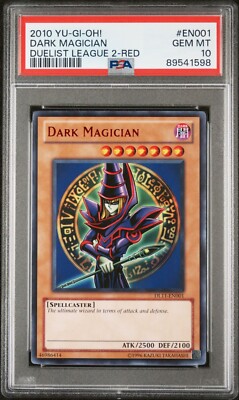 Dark Magician DL11 PSA 10 Red Rare #EN001 Yugioh 2010-image