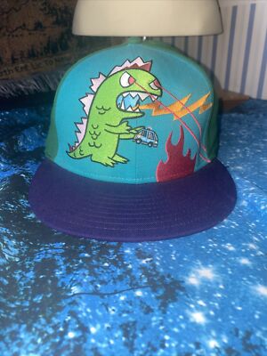 TKDK Kathy Tokidoki Godzilla Simone Legno New Era Fitted Cap RARE-image