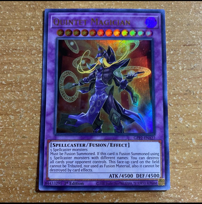 YUGIOH Quintet Magician GFP2-EN127 ULTRA RARE NEAR MINT 1ST EDITION-image