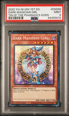 Yugioh Dark Magician 1st Edition Prismatic Secret Rare - PSA 9 Mint - Free Pack-image