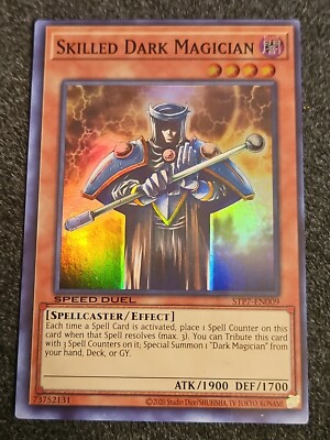 Skilled Dark Magician Super Rare Speed Duel Tournament Pack 7 OTS STP7-EN009 NM-image