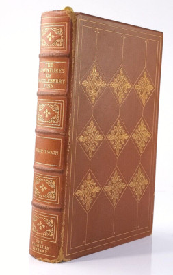 Franklin Library: ADVENTURES OF HUCKLEBERRY FINN: MARK TWAIN: SAM CLEMENS-image