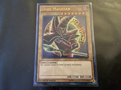 Dark Magician (B) Ultra Rare 1st Edition YGLD-ENB02-image