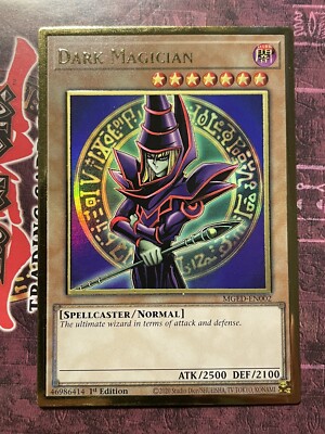Dark Magician - MGED-EN002 - Gold Rare - 1st Edition - NM-image