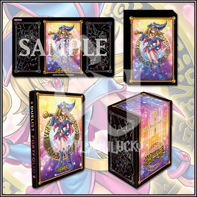 KONAMI OFFICIAL: DARK MAGICIAN GIRL Playmat Sleeves Binder Deck YuGiOh Bundle🔥-image