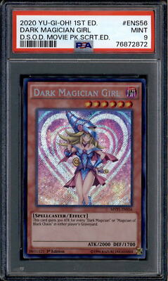 Dark Magician Girl - MVP1-ENS56 - PSA 9 - 1st Promo - Movie Pack - Yu-Gi-Oh - 72-image