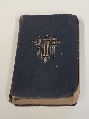 Antique POLISH PRAYER Book 1928 ANIOL STROZ Ecclesiastica -  Leather Bound Small-image