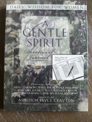 Woman’s Devotional Journal A Gentle Spirit Ashleigh Bryce Clayton Leather Bound-image