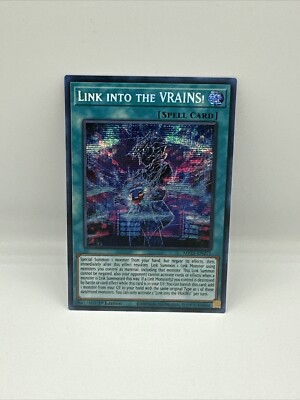 🔥 Yugioh! Link into the VRAINS! MP22-EN271 PRISMATIC SECRET RARE NM 1ST ED ***-image