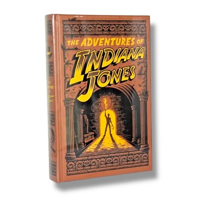 SEALED The Adventures of Indiana Jones 3 Novels Deluxe Collectible Leather Bound-image