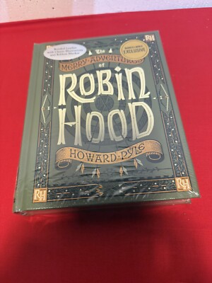NEW Sealed - Merry Adventures of Robin Hood Leather bound Hardcover collectible-image