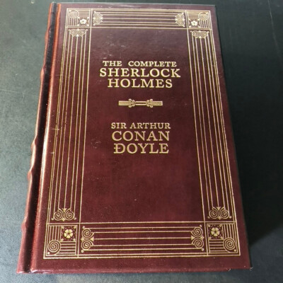 The Complete Sherlock Holmes Sir Arthur Conan Doyle 1992 Barnes & Noble Leather-image