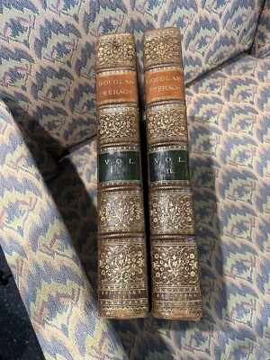 Douglas Peerage Volume 1 & 2. Printed by George Ramsey & Co 1813-image
