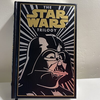 The Star Wars Trilogy Leather Bound Collectible (Hardcover, Almost New) Lucas-image
