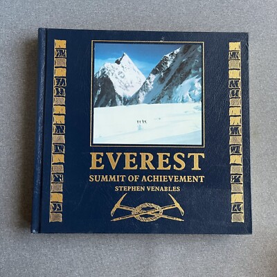 EVEREST: Summit of Achievement by Stephen Venables  EASTON PRESS Leather Bound-image