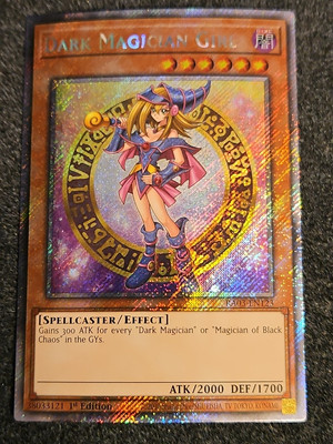 1x (M/NM) Dark Magician Girl (Version 3) RA03-EN123 Platinum Rare 1st Ed. YuGiOh-image