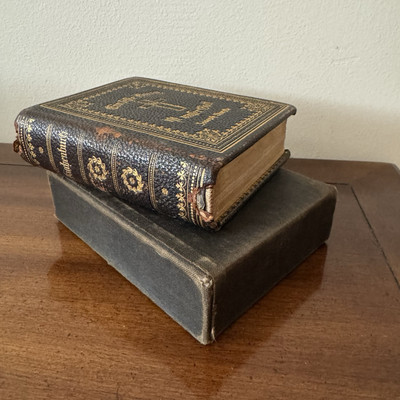  Ein feste Burg ist unser Gott  / 1915 German  Religious Book/Leather Hardcover-image