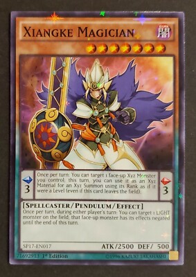 Yu-Gi-Oh! SP17-EN017 XIANGKE MAGICIAN Starfoil Rare 1st Edition card NM/MT-image