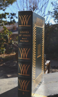 Walt Whitman Leaves of Grass [COLLECTORS EDITION; LEATHER BOUND]-image