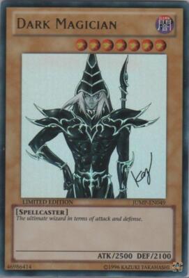 Yugioh! LP Dark Magician - JUMP-EN049 - Ultra Rare - Limited Edition Lightly Pla-image