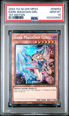 Dark Magician Girl - PSA 10 - MP24-EN053 - Prismatic Secret Rare - Yugioh-image