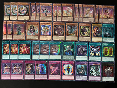 YUGIOH DARK MAGICIAN GIRL DECK- CHOCOLATE- BERRY- TIMAEUS- ILLUSION- ULTRA NM-image