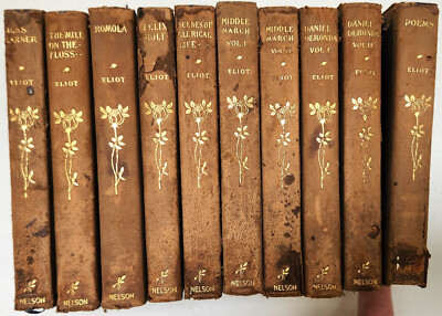 Nelson New Century Library Works of George Eliot 1906 10 book collection-image