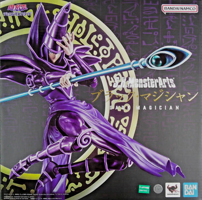 Yu-Gi-Oh! Dark Magician S.H.MonsterArts - Bandai Tamshii Nations Yugioh Figure-image