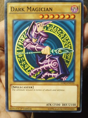 YuGiOh! Dark Magician LDK2-ENY10 1st Ed Unlimited NM -image