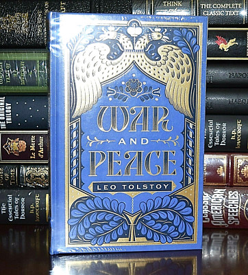 New War and Peace by Leo Tolstoy Sealed Leather Bound Collectible Hardcover-image