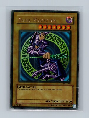 Dark Magician SDY-006 Yugioh Yu Gi Oh! Holo Foil Ultra Rare damaged-image