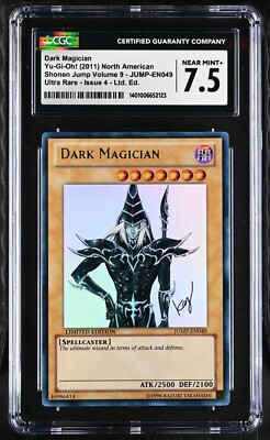 Dark Magician - JUMP-EN049 - Ultra Rare - CGC 7.5 - yugioh shonen jump promo-image